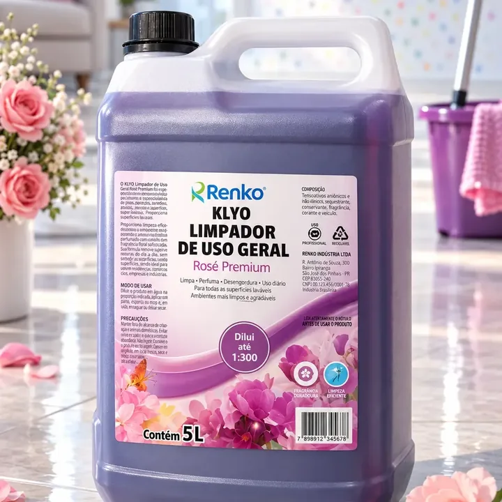 Klyo Limpador de Uso Geral Rosé Premium – Lepuli Limpeza Profissional