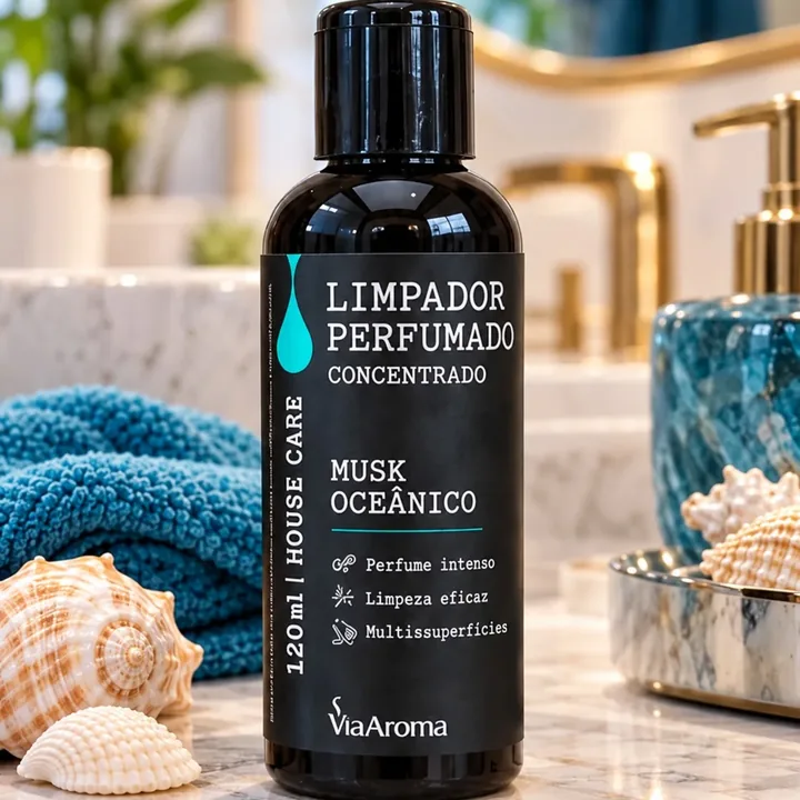 Limpador Perfumado Concentrado Musk Oceânico – Lepuli Limpeza Profissional